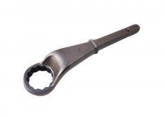 Offset Ring Spanner Box Wrench with Extension Clip End Option: Ring Wrench or Extension Tube