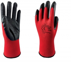 13 Gauge Polyester Liner with Latex Palm Coated Hand Gloves Protective Safety